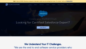 What Techcoopers.com website looked like in 2020 (4 years ago)