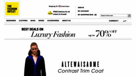 What Thefashionoutlet.net website looked like in 2020 (3 years ago)
