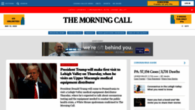 What Themorningcall.com website looked like in 2020 (3 years ago)