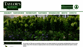 What Taylorsnursery.com website looked like in 2020 (3 years ago)