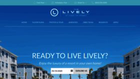 What Thelivelycarolinaforest.com website looked like in 2020 (4 years ago)