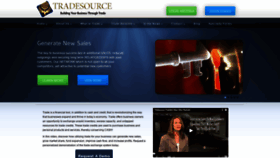What Tradesource.net website looked like in 2020 (3 years ago)