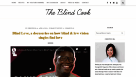 What Theblindcook.com website looked like in 2020 (4 years ago)
