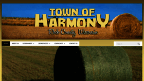 What Townofharmony.com website looked like in 2020 (3 years ago)