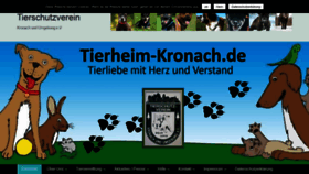 What Tierheim-kronach.de website looked like in 2020 (3 years ago)