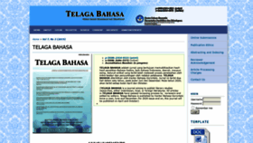 What Telagabahasa.kemdikbud.go.id website looked like in 2020 (3 years ago)