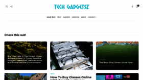 What Techgadgetsz.com website looked like in 2020 (3 years ago)