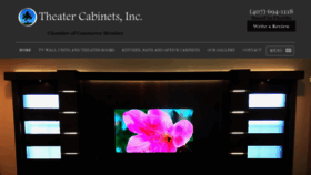 What Theatercabinets.com website looked like in 2020 (3 years ago)