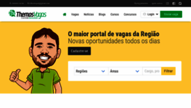What Themosvagas.com.br website looked like in 2020 (3 years ago)