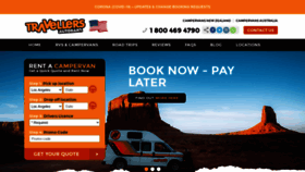 What Travellers-autobarn.com website looked like in 2020 (3 years ago)