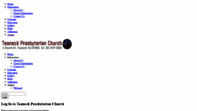 What Teaneckchurch.org website looked like in 2020 (3 years ago)
