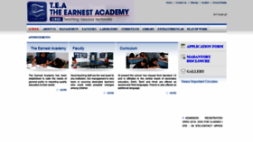 What Theearnestacademy.org website looked like in 2020 (3 years ago)