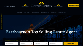 What Town-property.com website looked like in 2020 (4 years ago)