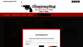 What Theconspiracyblog.com website looked like in 2020 (3 years ago)