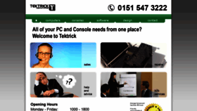 What Tektrick.co.uk website looked like in 2020 (3 years ago)