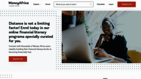 What Themoneyafrica.com website looked like in 2020 (3 years ago)