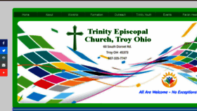 What Trinitytroyohio.org website looked like in 2020 (3 years ago)