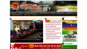 What Taygiang.gov.vn website looked like in 2020 (3 years ago)