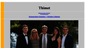 What Thimet.de website looked like in 2020 (4 years ago)