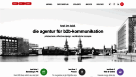 What Textimtakt.ch website looked like in 2020 (3 years ago)