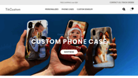 What Tikcustom.com website looked like in 2020 (5 years ago)