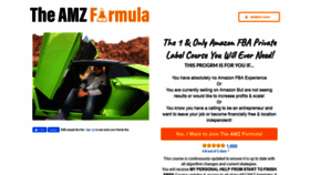 What Theamzformula.com website looked like in 2020 (3 years ago)