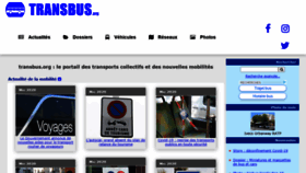 What Transbus.org website looked like in 2020 (4 years ago)