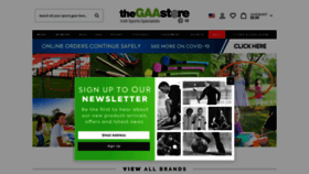 What Thegaastore.com website looked like in 2020 (3 years ago)