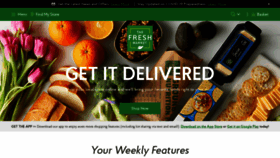 What Thefreshmarket.com website looked like in 2020 (3 years ago)