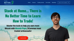 What Thebettertraders.com website looked like in 2020 (3 years ago)