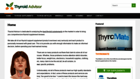 What Thyroidadvisor.com website looked like in 2020 (3 years ago)