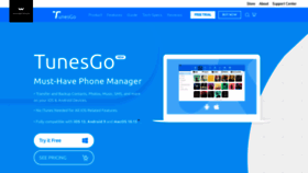What Tunesgo.biz website looked like in 2020 (3 years ago)