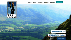 What Trailrunning.co.uk website looked like in 2020 (3 years ago)