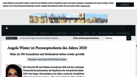 What Touristikpr.de website looked like in 2020 (4 years ago)