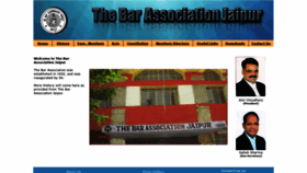 What Thebarassociationjaipur.com website looked like in 2020 (4 years ago)