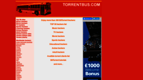What Torrentbus.com website looked like in 2020 (3 years ago)