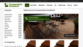 What Terrassendielen-hersteller24.de website looked like in 2020 (3 years ago)