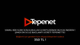 What Tepenet.com.tr website looked like in 2020 (3 years ago)