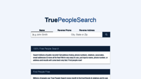 What Truepeoplesearch.com website looked like in 2020 (3 years ago)
