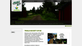 What Trailsbc.ca website looked like in 2020 (3 years ago)
