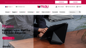 What Tiloli.fr website looked like in 2020 (3 years ago)