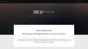 What Top13products.com website looked like in 2020 (3 years ago)
