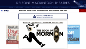 What Tickets.delfontmackintosh.co.uk website looked like in 2020 (3 years ago)