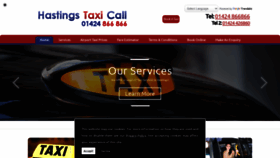 What Taxishastings.com website looked like in 2020 (3 years ago)
