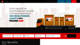 What Truckingcube.com website looked like in 2020 (3 years ago)