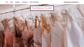 What Thebridalcloset.net website looked like in 2020 (3 years ago)