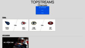 What Topstreams.info website looked like in 2020 (3 years ago)
