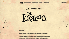 What Theickabog.com website looked like in 2020 (3 years ago)