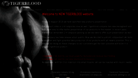 What Tigerblood.com website looked like in 2020 (3 years ago)
