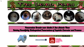 What Thebombpoms.com website looked like in 2020 (3 years ago)